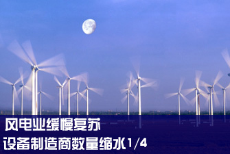风电业缓慢复苏 设备制造商数量急剧缩水1/4